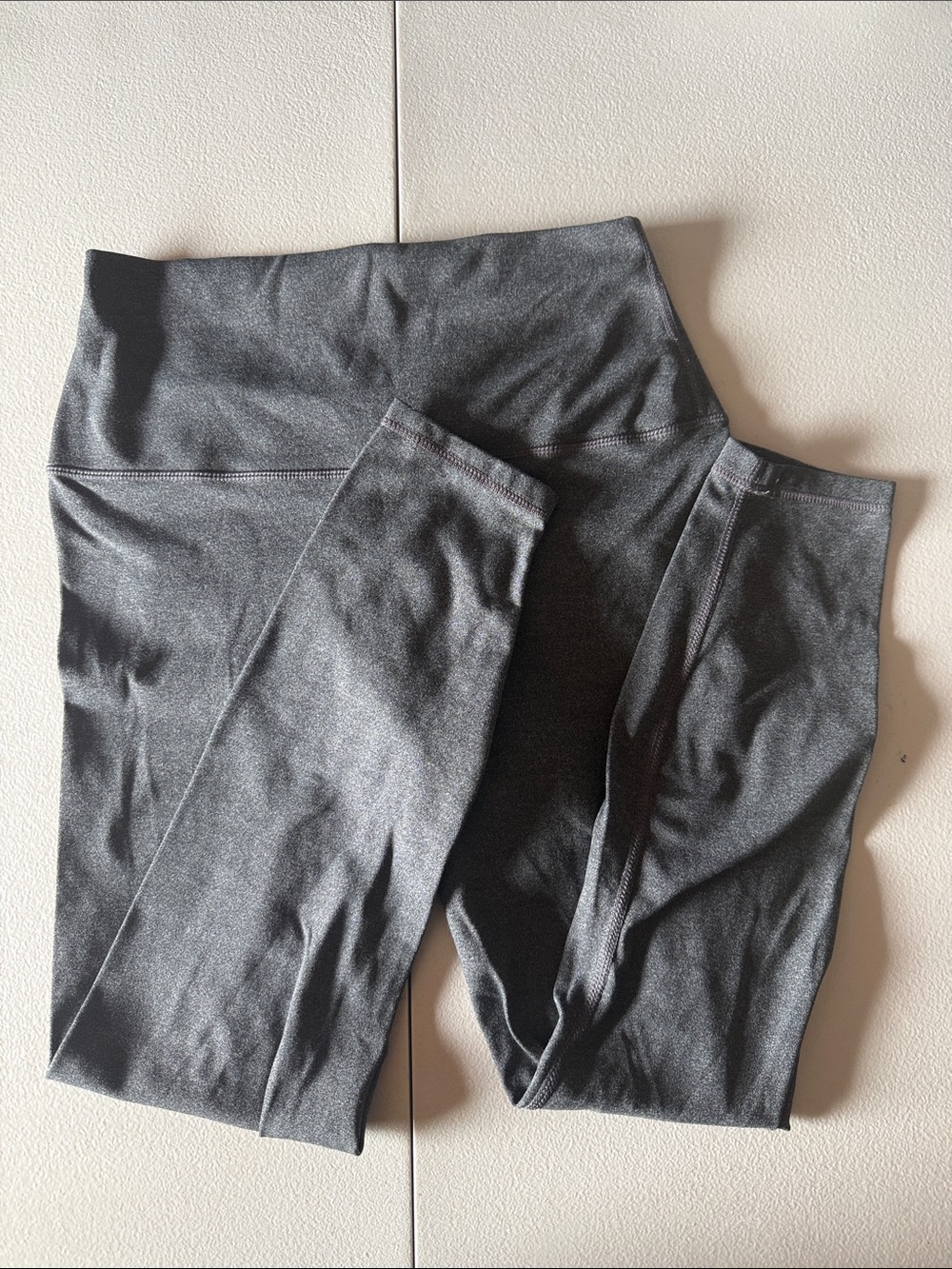Makers Mark Zen Ankle Leggings High-Waist Active Leggings - Charcoal Gray Size L